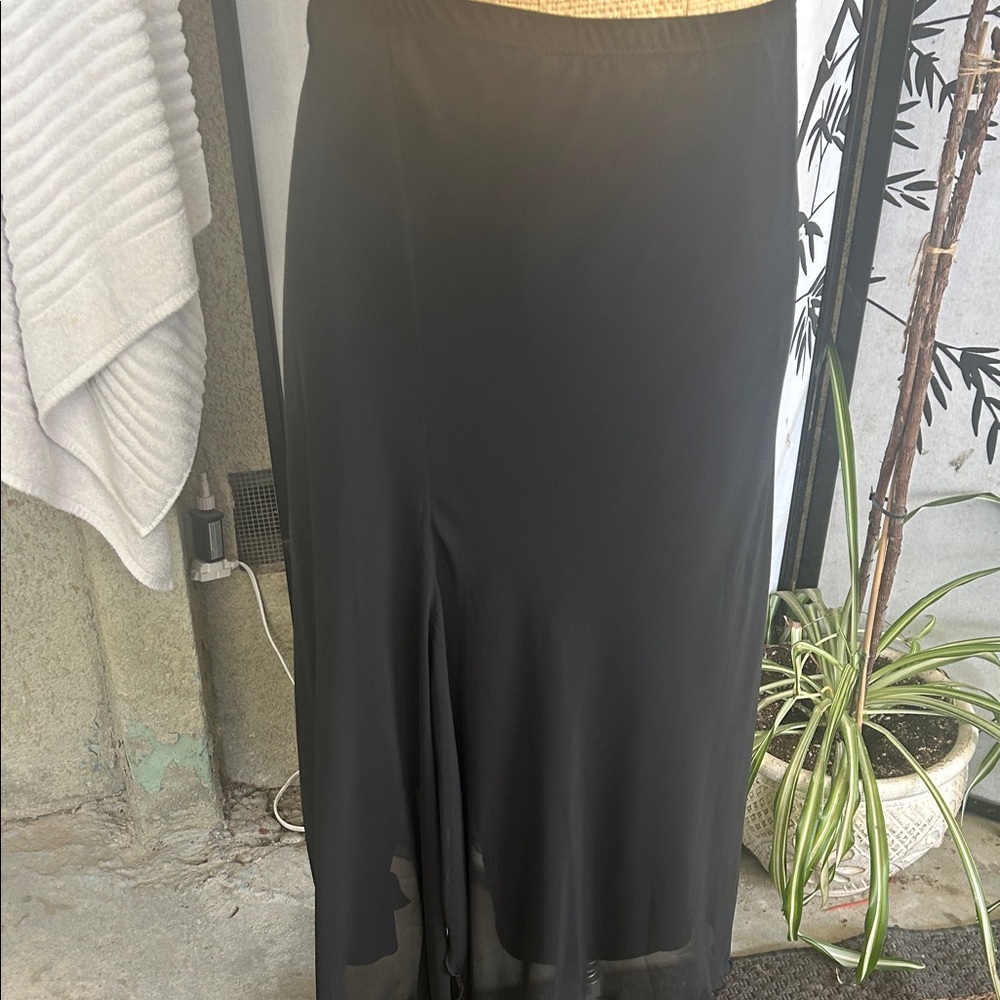 Lane Bryant Black Midi Skirt